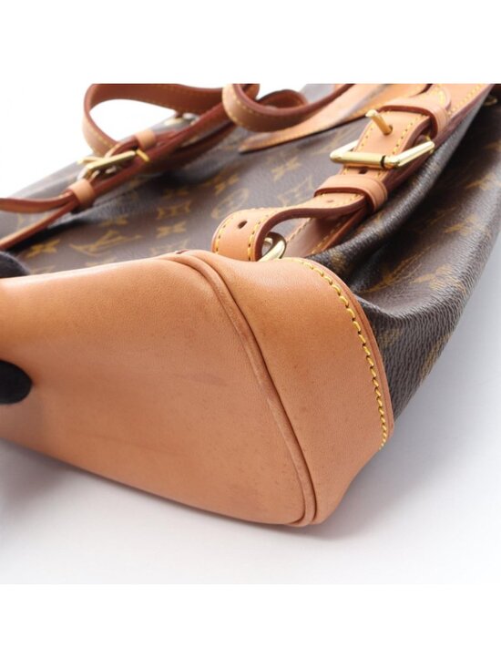 Louis Vuitton Backpack Montsouris Canvas Leather main image 4